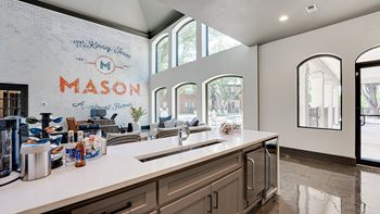 Kitchen with a large island